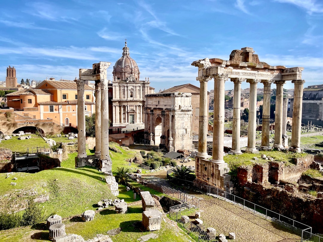 View over the Roman Forum from Capitoline Hill