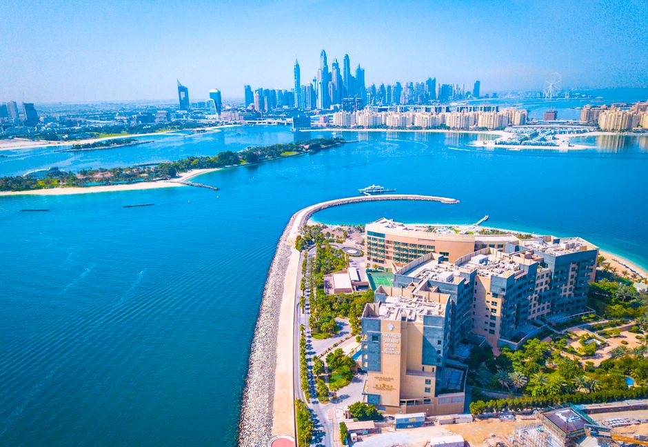 Palm Jumeirah from above
