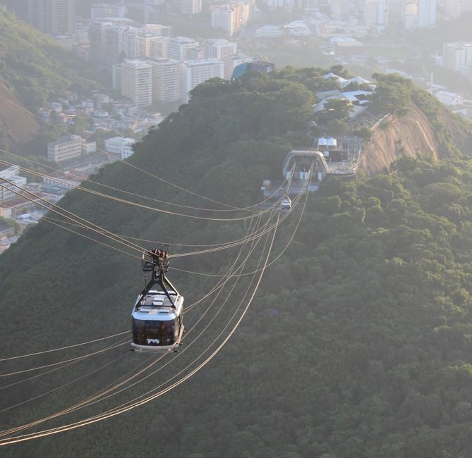 Sugarloaf cable car in Rio de Janeiro