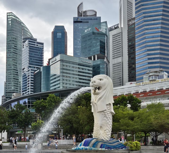 Merlion Park on the waterfront