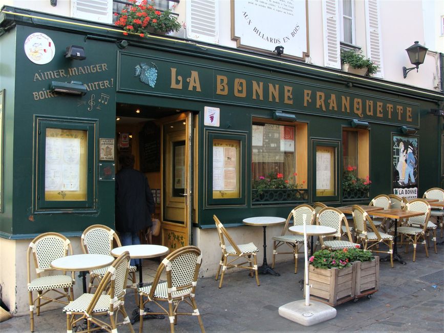 Montmartre streets in Paris