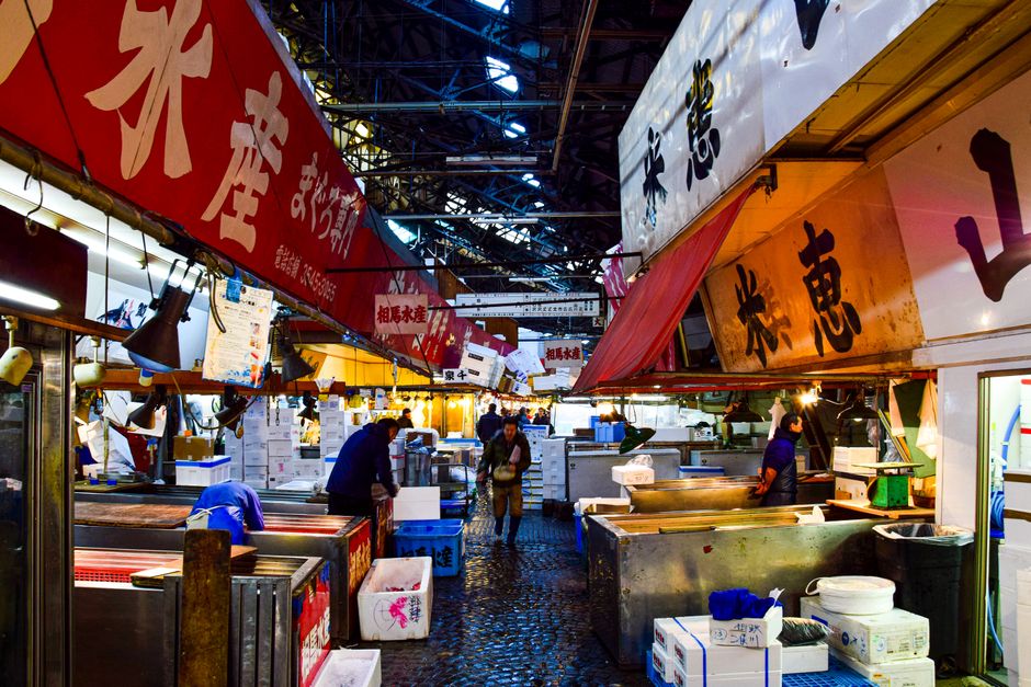 Tsukiji Outer Market in Tokyo