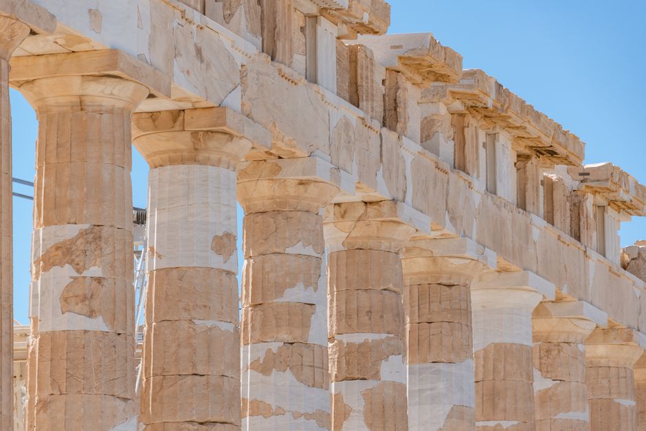 Historic architecture at Acropolis