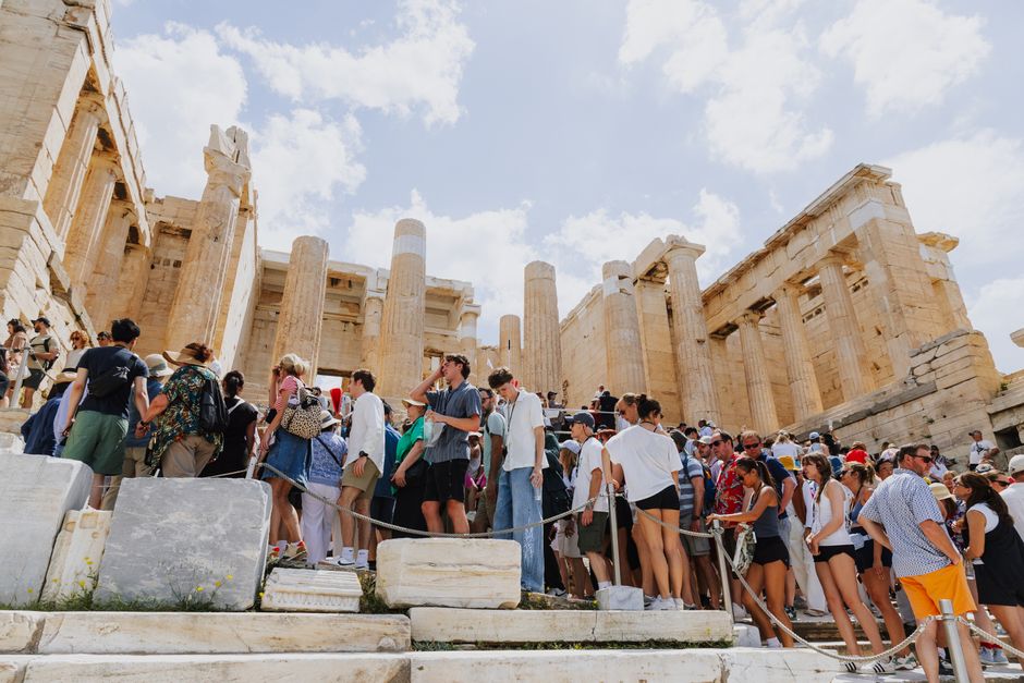 Tickets and entrance at Acropolis