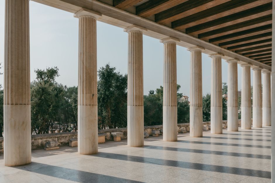 Ancient Agora main exterior view