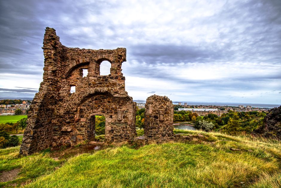 Historic architecture at Arthur's Seat