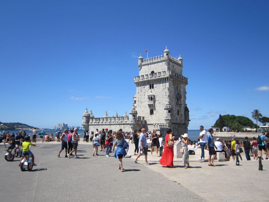 Getting to Belem Tower in Lisbon