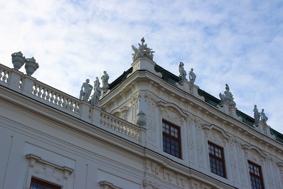 Historic architecture at Belvedere Palace
