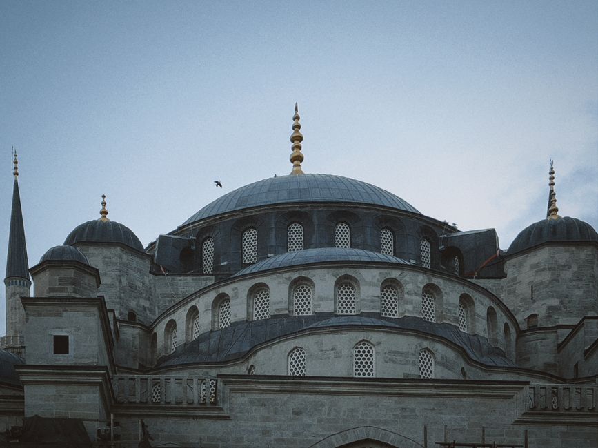 Historic architecture at Blue Mosque