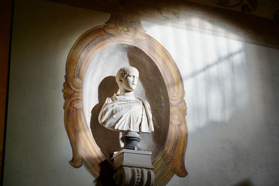 Historic architecture at Borghese Gallery