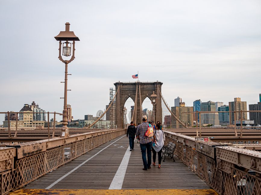 Getting to Brooklyn Bridge in New York
