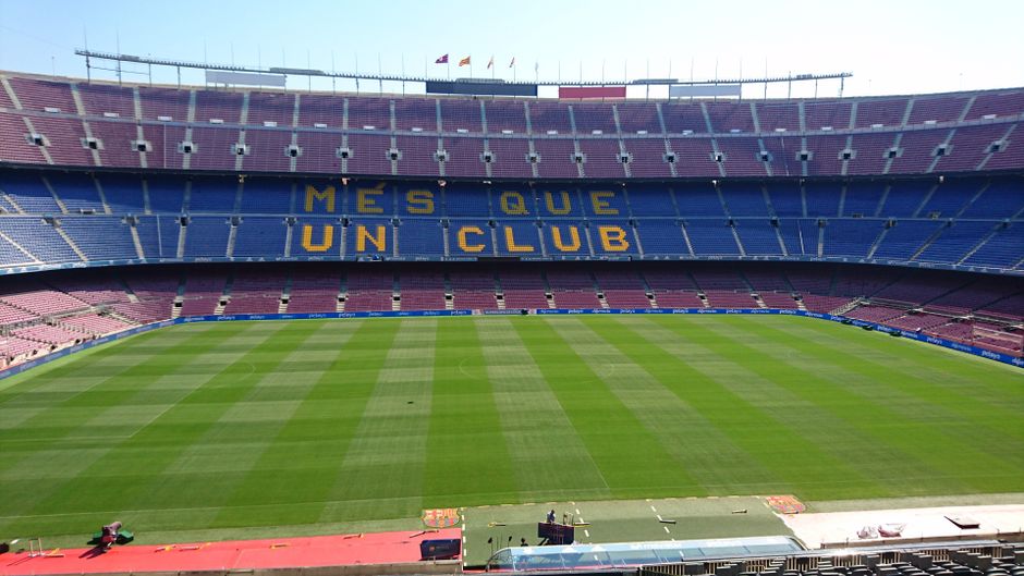 Inside Camp Nou