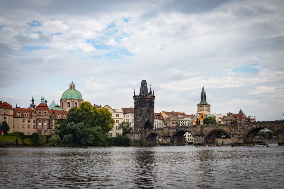 Charles Bridge main exterior view