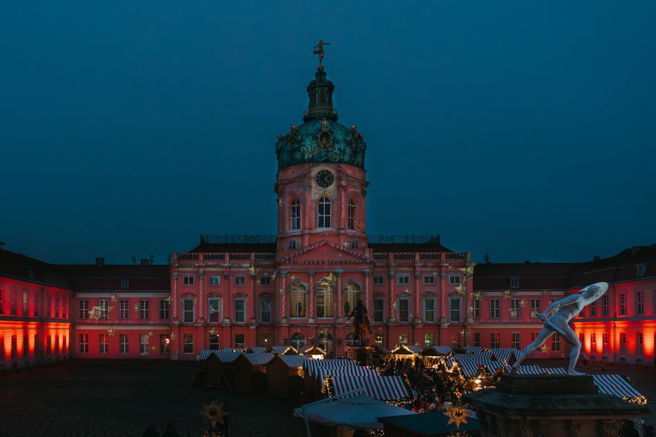 Charlottenburg Palace at golden hour