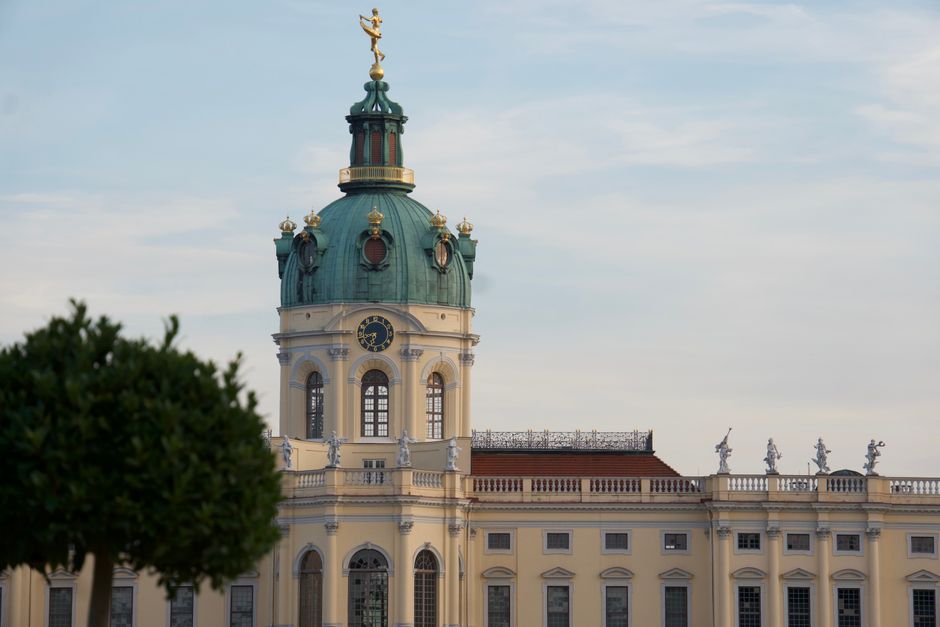 Historic architecture at Charlottenburg Palace