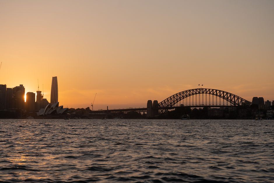 Darling Harbour at golden hour