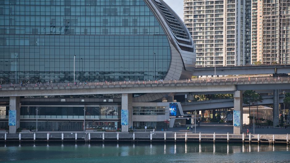 Inside Darling Harbour