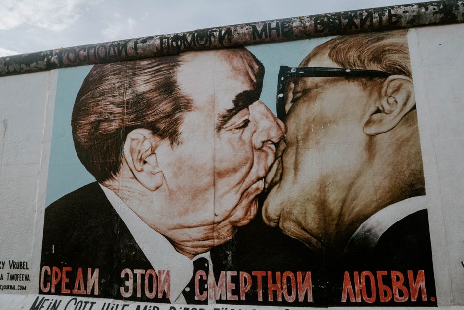 Historic architecture at East Side Gallery