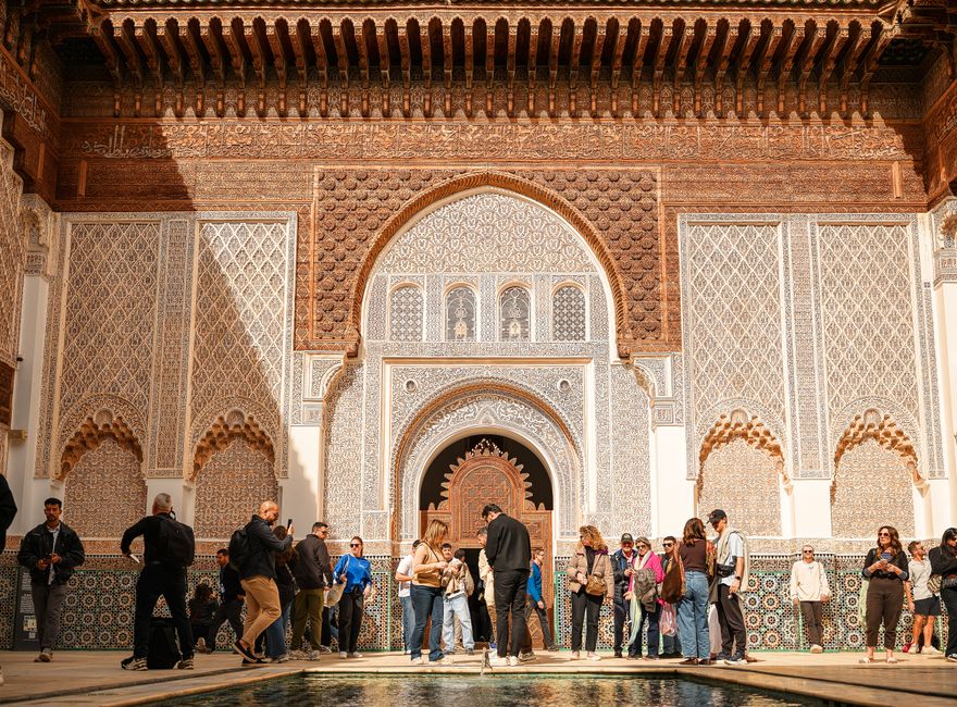 Inside El Badi Palace