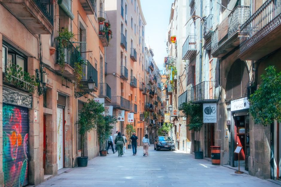 Inside El Born district