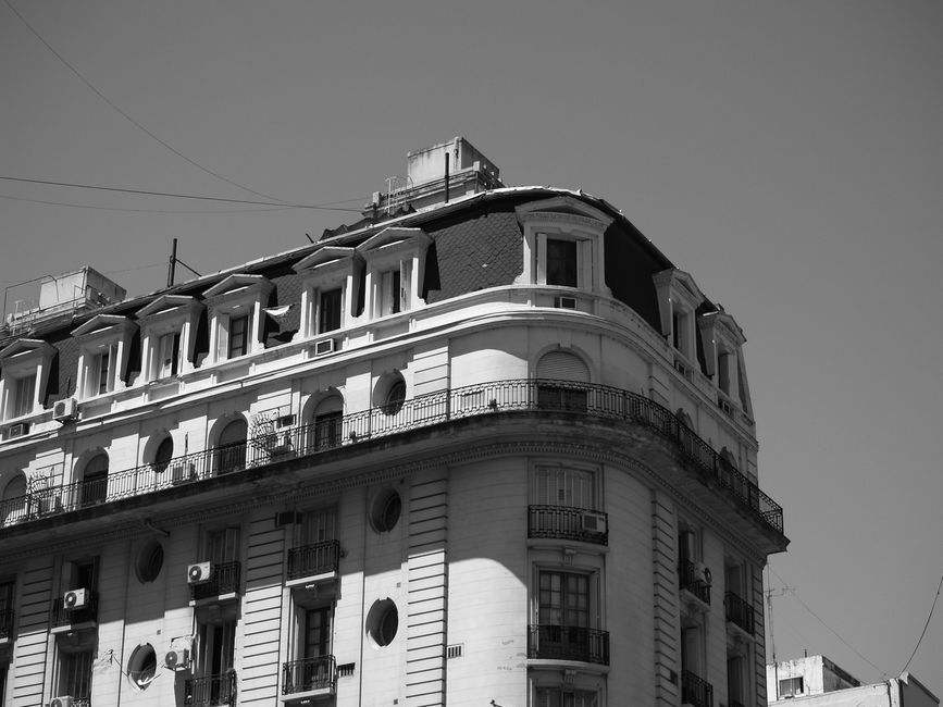 Historic architecture at Floralis Generica