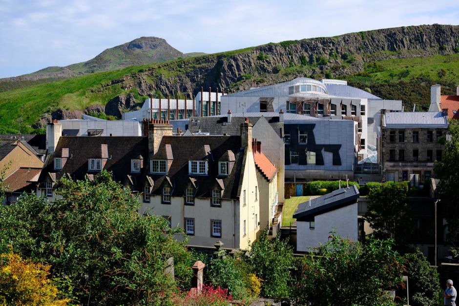 Historic architecture at Holyrood Palace