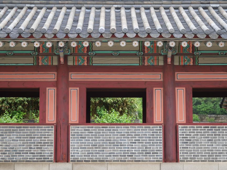 Historic architecture at Insadong