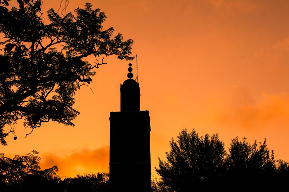 Koutoubia Mosque at golden hour