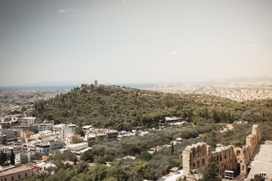 Historic architecture at Lycabettus Hill
