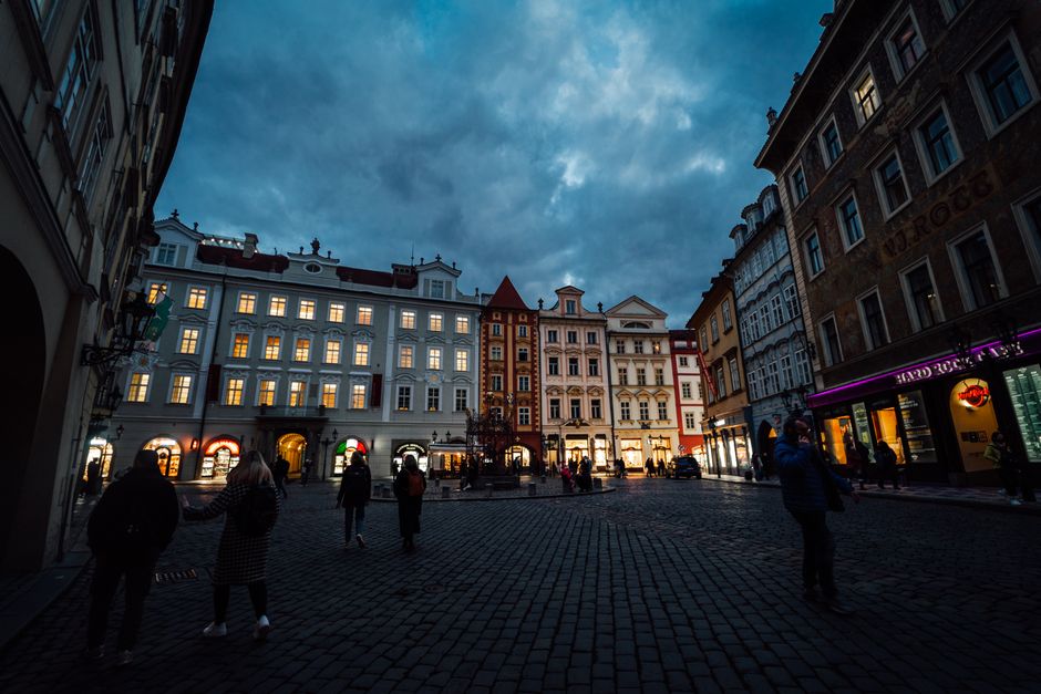 Getting to Old Town Square in Prague