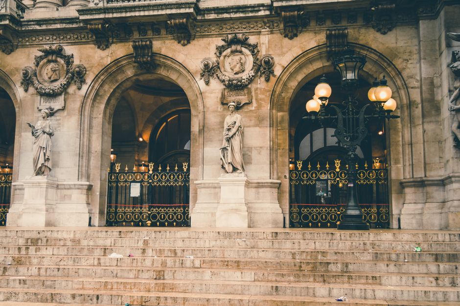 Palais Garnier at golden hour