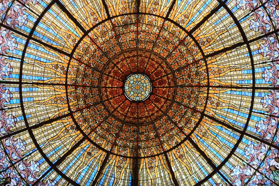Historic architecture at Palau de la Musica Catalana