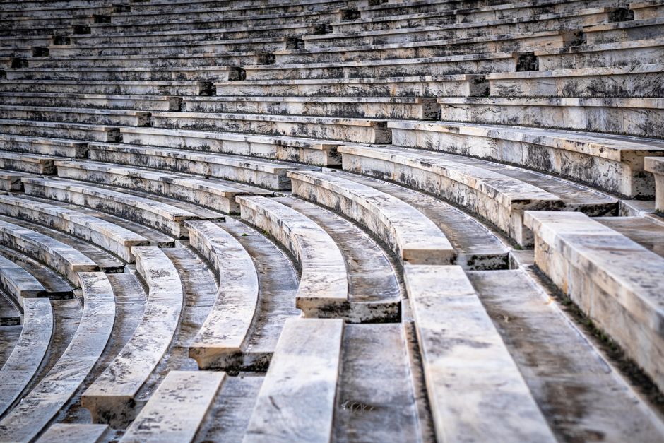 Historic architecture at Panathenaic Stadium