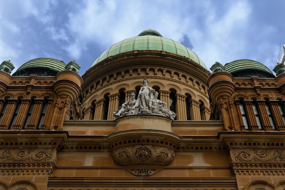 Historic architecture at Royal Botanic Garden