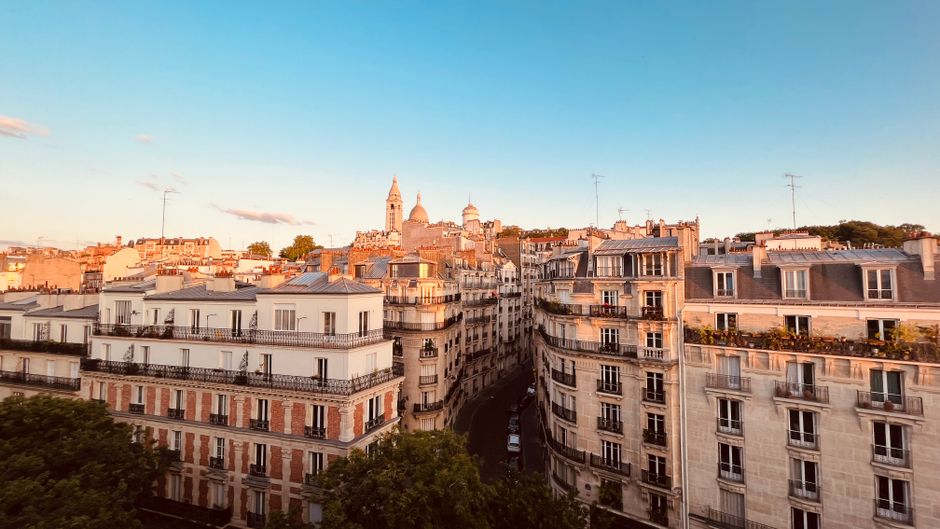 Sacre-Coeur Basilica at golden hour