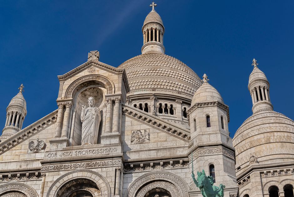 Historic architecture at Sacre-Coeur Basilica