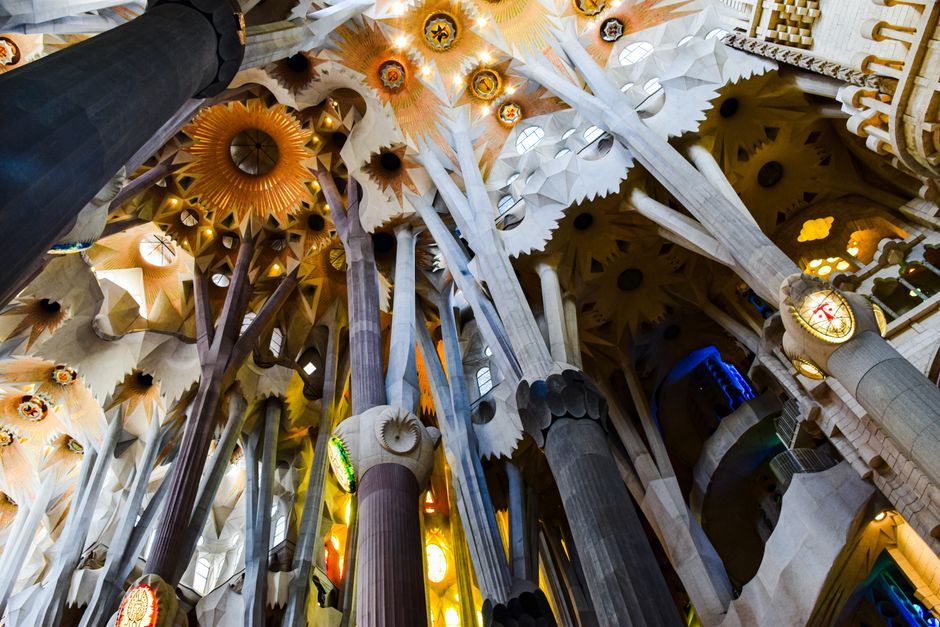 Inside Sagrada Família
