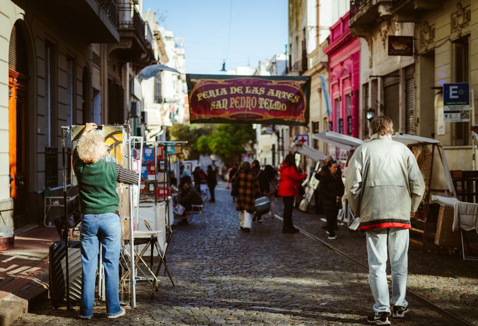 San Telmo Market main exterior view