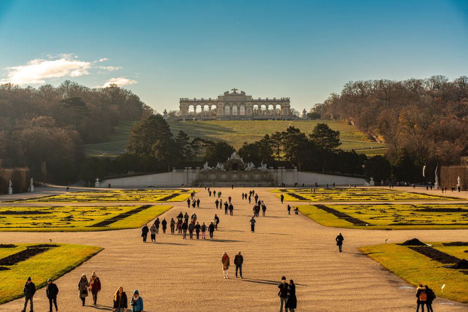 Inside Schonbrunn Palace