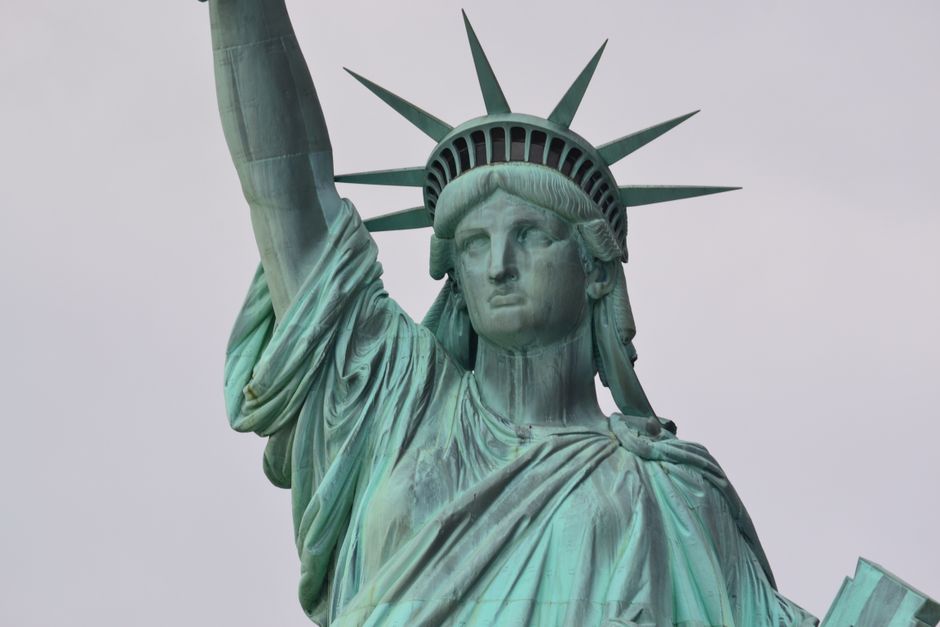 Historic architecture at Statue of Liberty