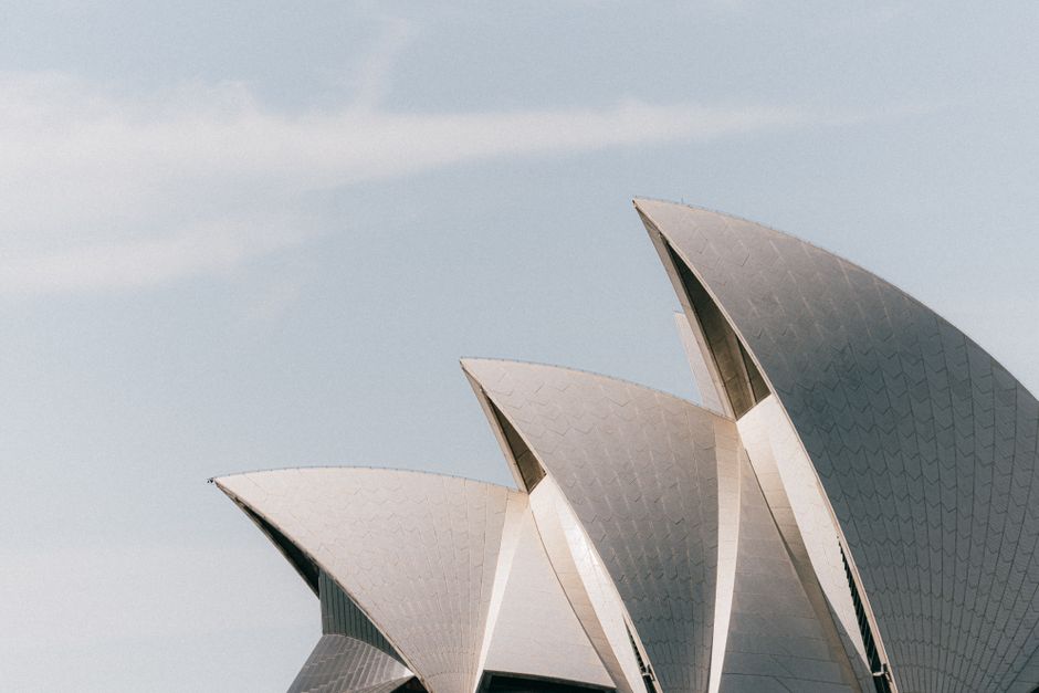 Historic architecture at Sydney Opera House